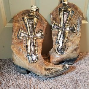Stetson All Leather Handmade Cowboy Boot